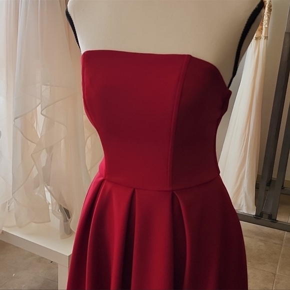 Speechless red high low dress - Picture 2 of 7
